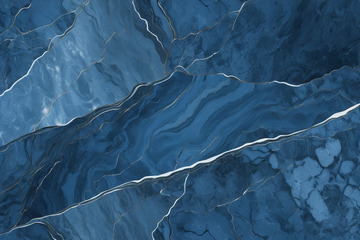 深蓝色大理石纹理背景