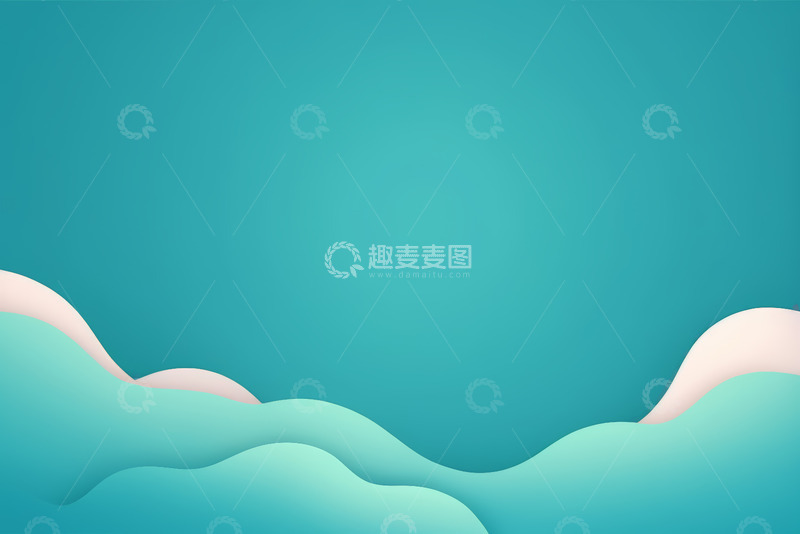 高清大图下载【趣麦麦图】蓝绿渐变抽象背景图