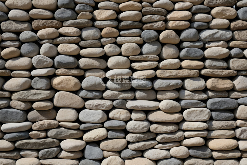 高清大图下载【趣麦麦图】鹅卵石墙面纹理素材