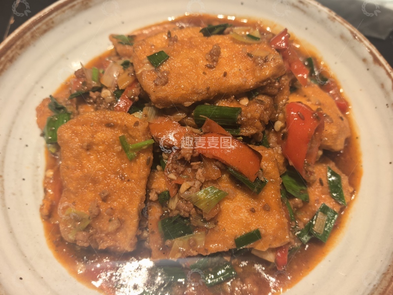 高清大图下载【趣麦麦图】家常豆腐红烧美食