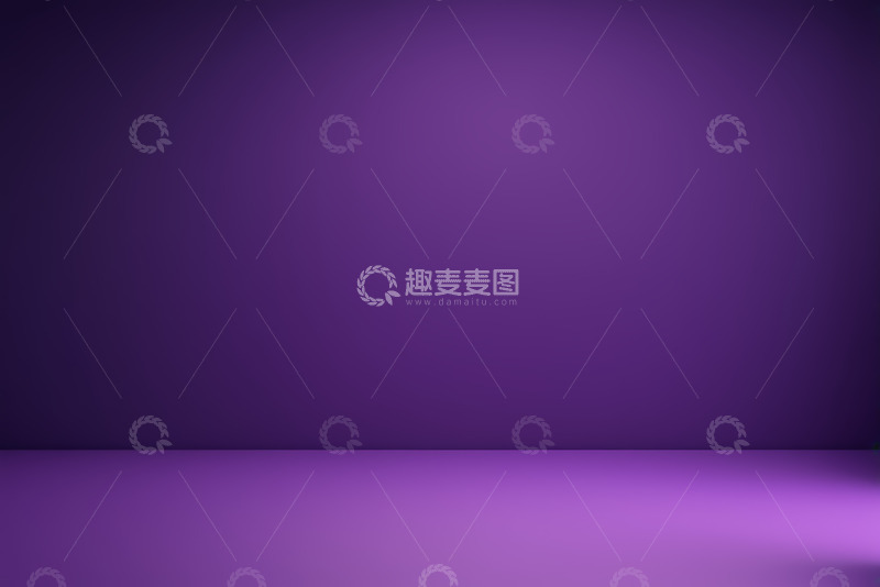 高清大图下载【趣麦麦图】紫色背景抽象空间场景
