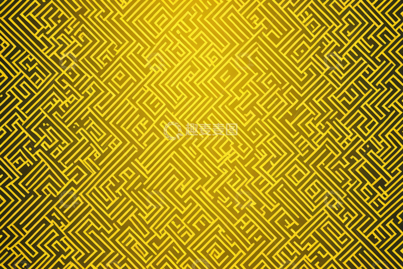 高清大图下载【趣麦麦图】黄色几何图案背景素材