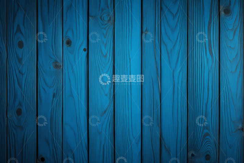 高清大图下载【趣麦麦图】蓝色木板纹理背景