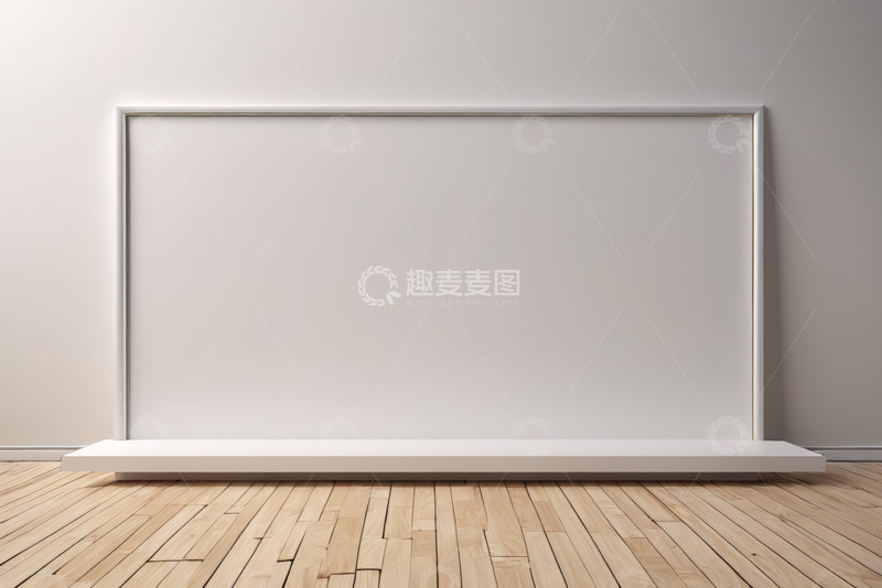 高清大图下载【趣麦麦图】室内空白展示框架场景