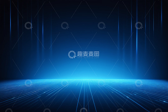 蓝色科技风格抽象背景素材
