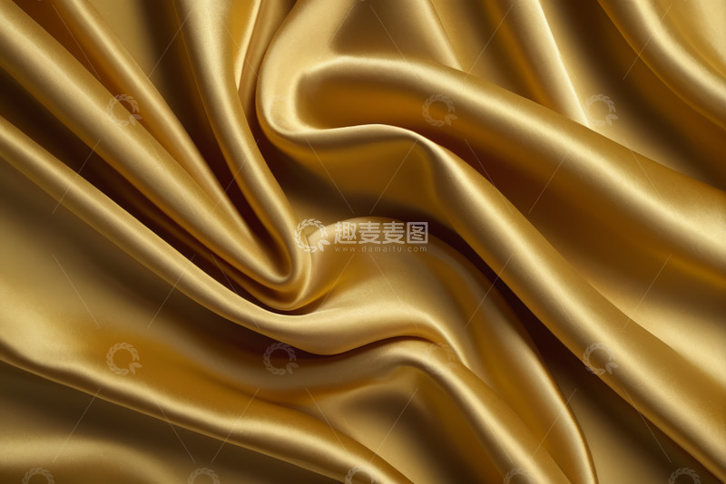 高清大图下载【趣麦麦图】金色丝绸质感纹理