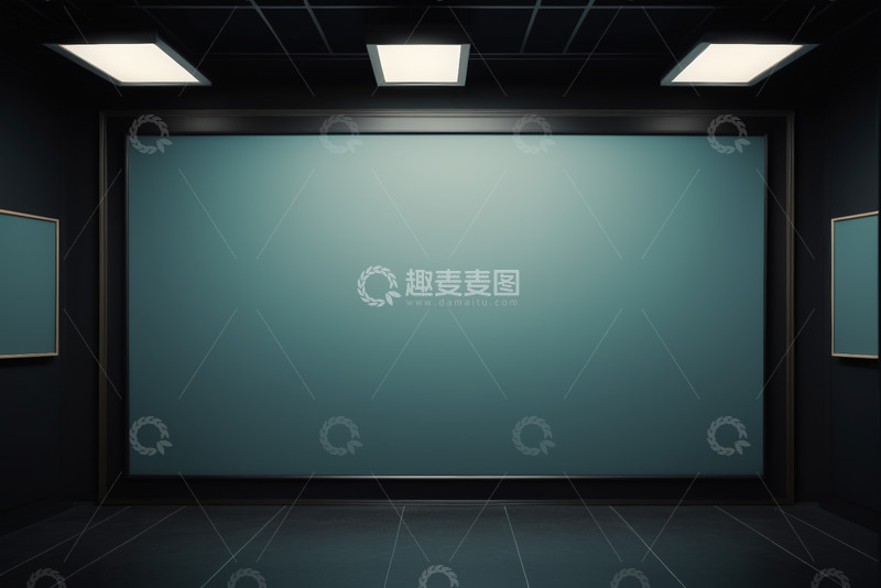 高清大图下载【趣麦麦图】室内大型空白展示屏幕