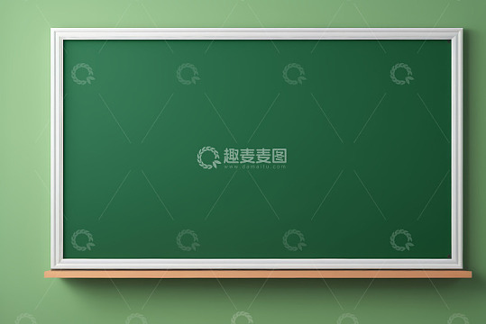 空白绿色黑板素材
