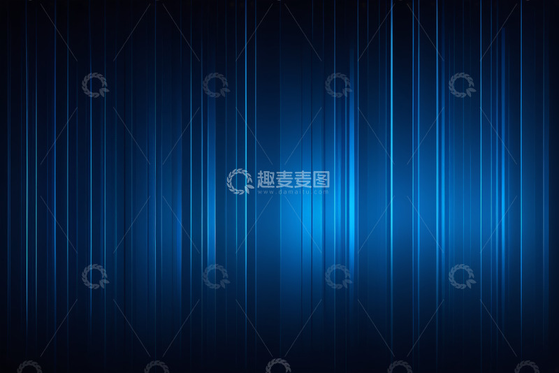 高清大图下载【趣麦麦图】蓝色抽象线条背景素材