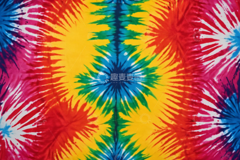 高清大图下载【趣麦麦图】多彩扎染图案纹理素材