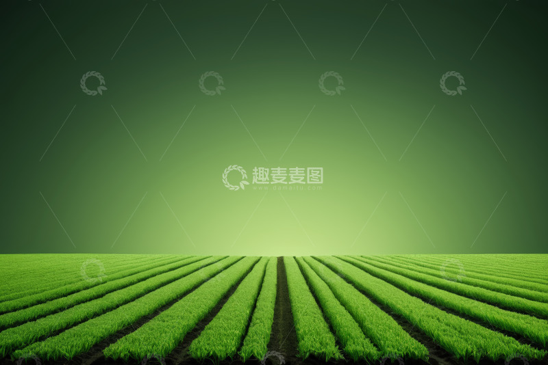 高清大图下载【趣麦麦图】绿色田野农田风光