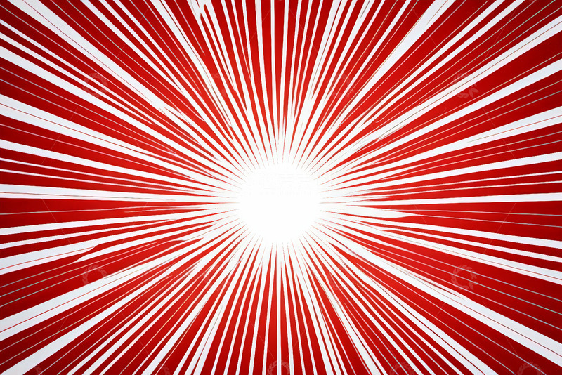 高清大图下载【趣麦麦图】红白放射状背景图形设计素材