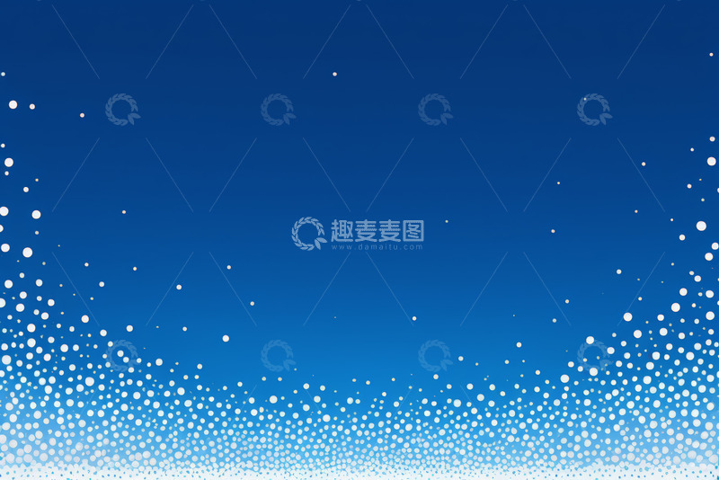 高清大图下载【趣麦麦图】蓝色粒子抽象背景