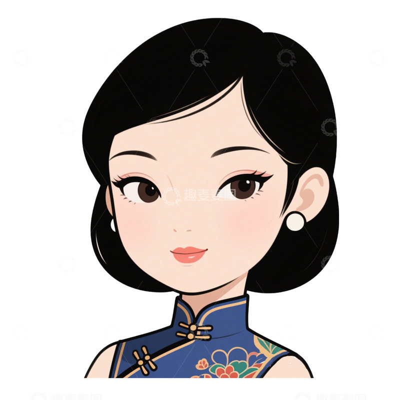 高清大图下载【趣麦麦图】三八妇女节妇女形象免抠元素