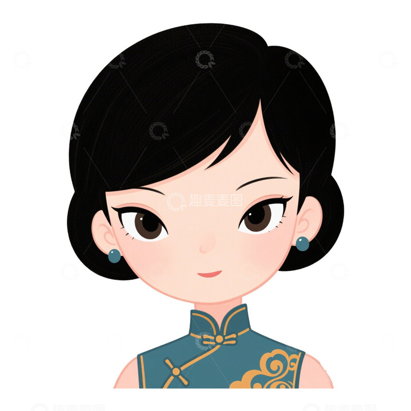 高清大图下载【趣麦麦图】三八妇女节妇女免抠元素