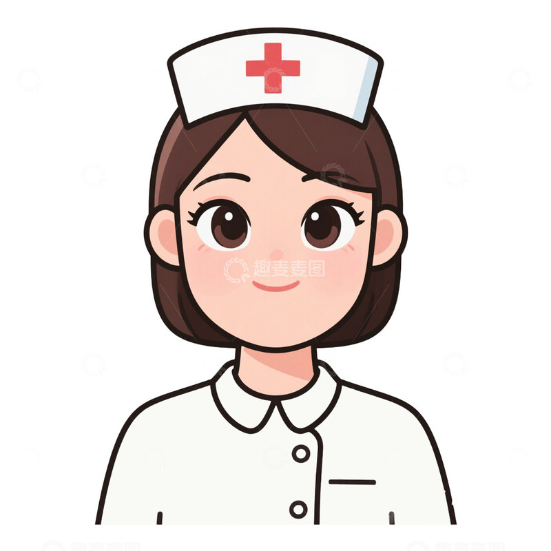 高清大图下载【趣麦麦图】三八妇女节护士妇女形象免抠元素