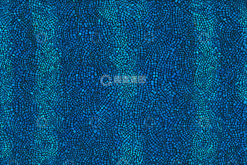 高清大图下载【趣麦麦图】蓝色马赛克纹理背景图案