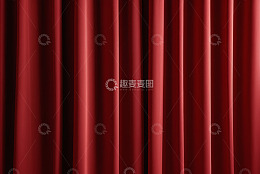 红色舞台幕布