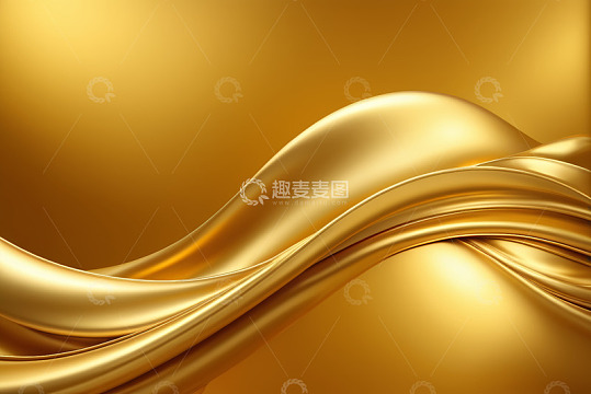 金色抽象流动背景