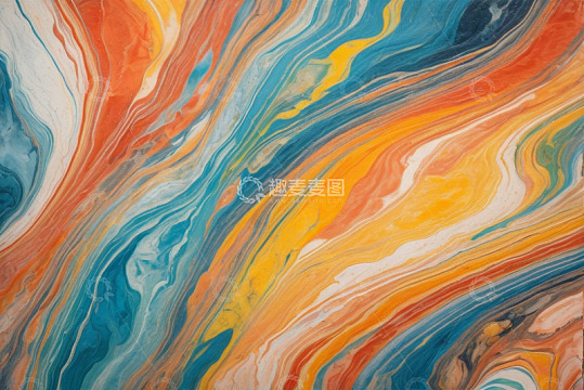 彩色流体艺术纹理背景