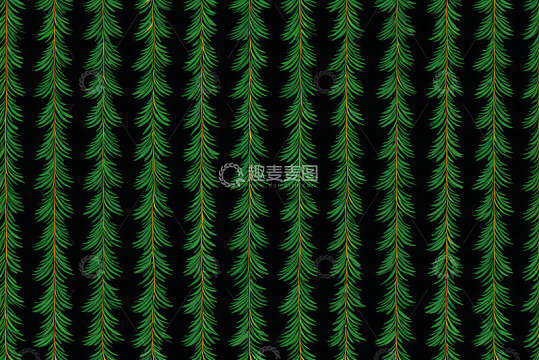 绿色松针图案背景素材