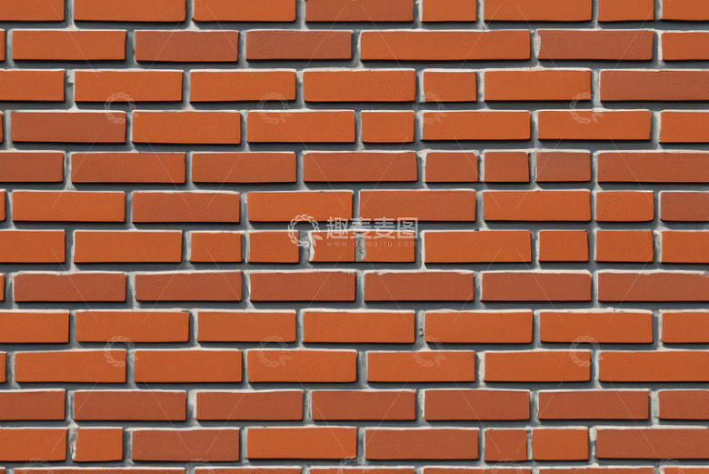 红色砖墙纹理素材