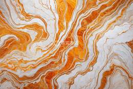 橙白相间大理石纹理素材