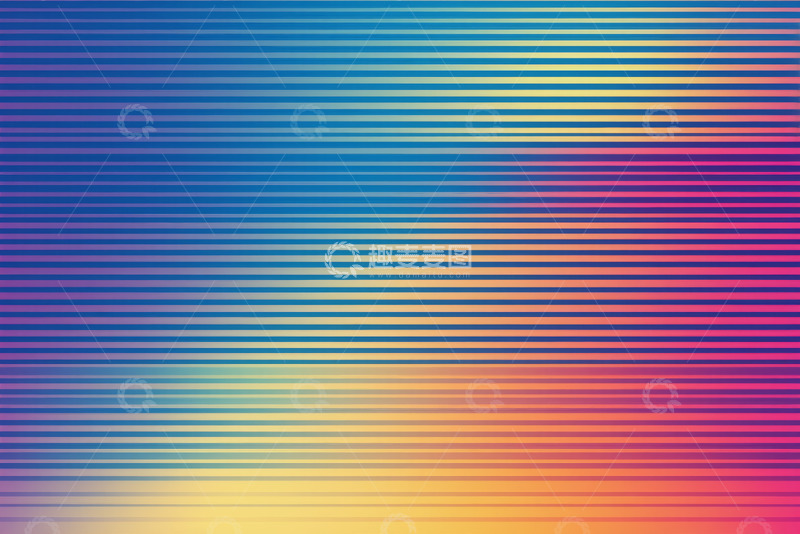 高清大图下载【趣麦麦图】彩色条纹渐变背景图案