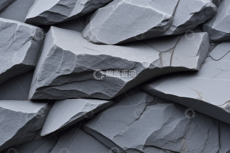 高清大图下载【趣麦麦图】灰色石块堆叠纹理素材