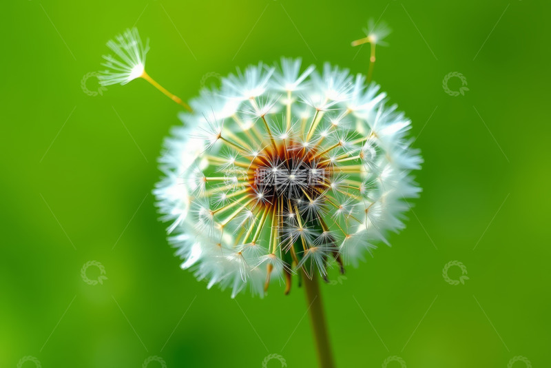 高清大图下载【趣麦麦图】微距特写蒲公英