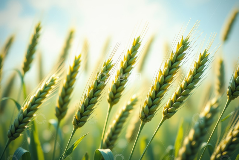 高清大图下载【趣麦麦图】阳光下的成熟小麦