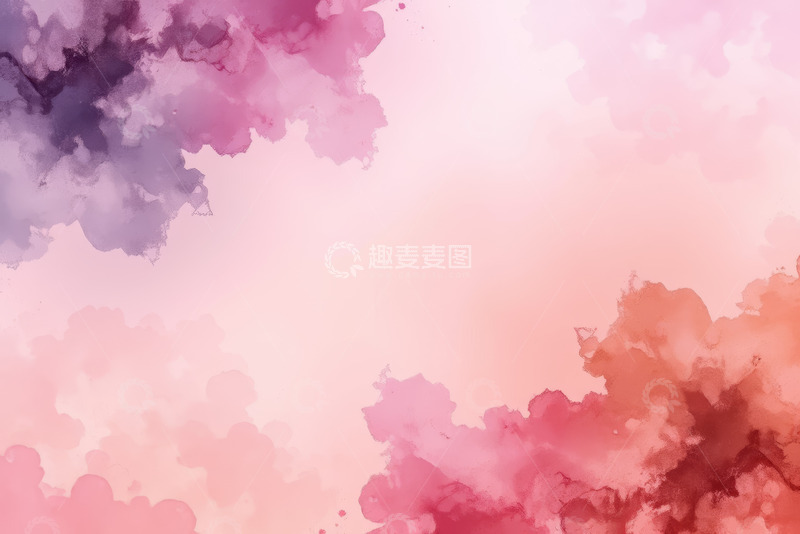 高清大图下载【趣麦麦图】梦幻水彩背景图