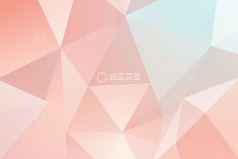 高清大图下载【趣麦麦图】渐变多边形背景图案
