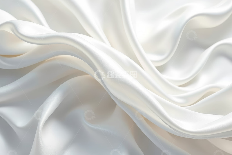 高清大图下载【趣麦麦图】白色丝绸质感纹理