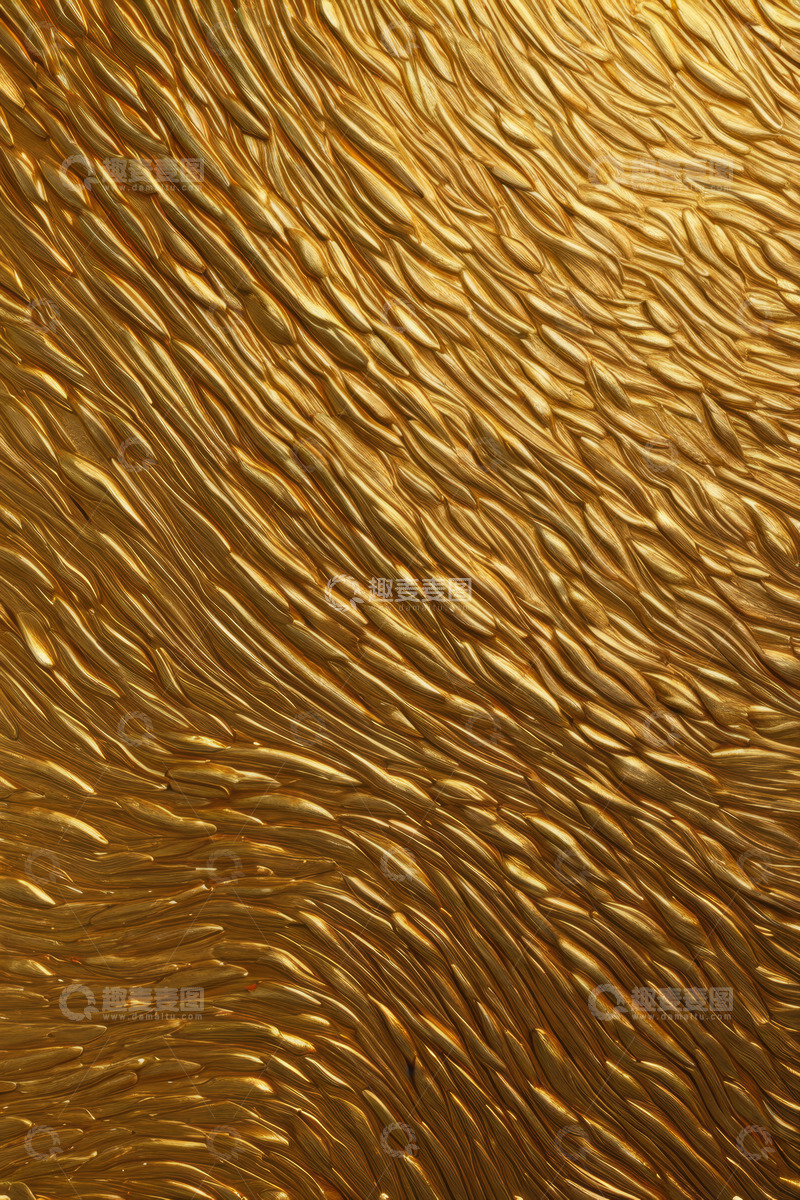 高清大图下载【趣麦麦图】金色抽象纹理背景素材