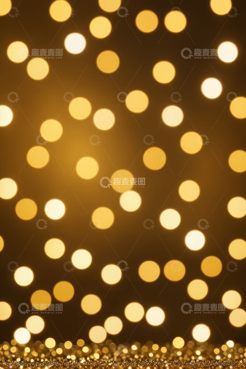 高清大图下载【趣麦麦图】金色光斑散景背景