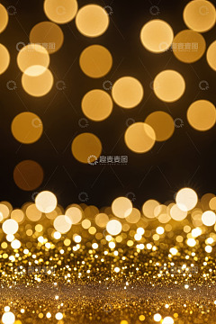 金色光斑背景闪光效果