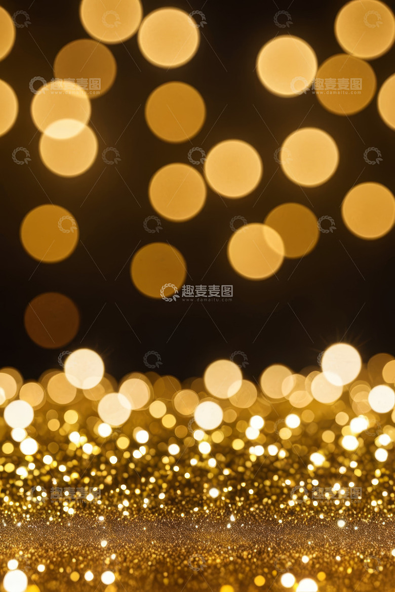 金色光斑背景闪光效果