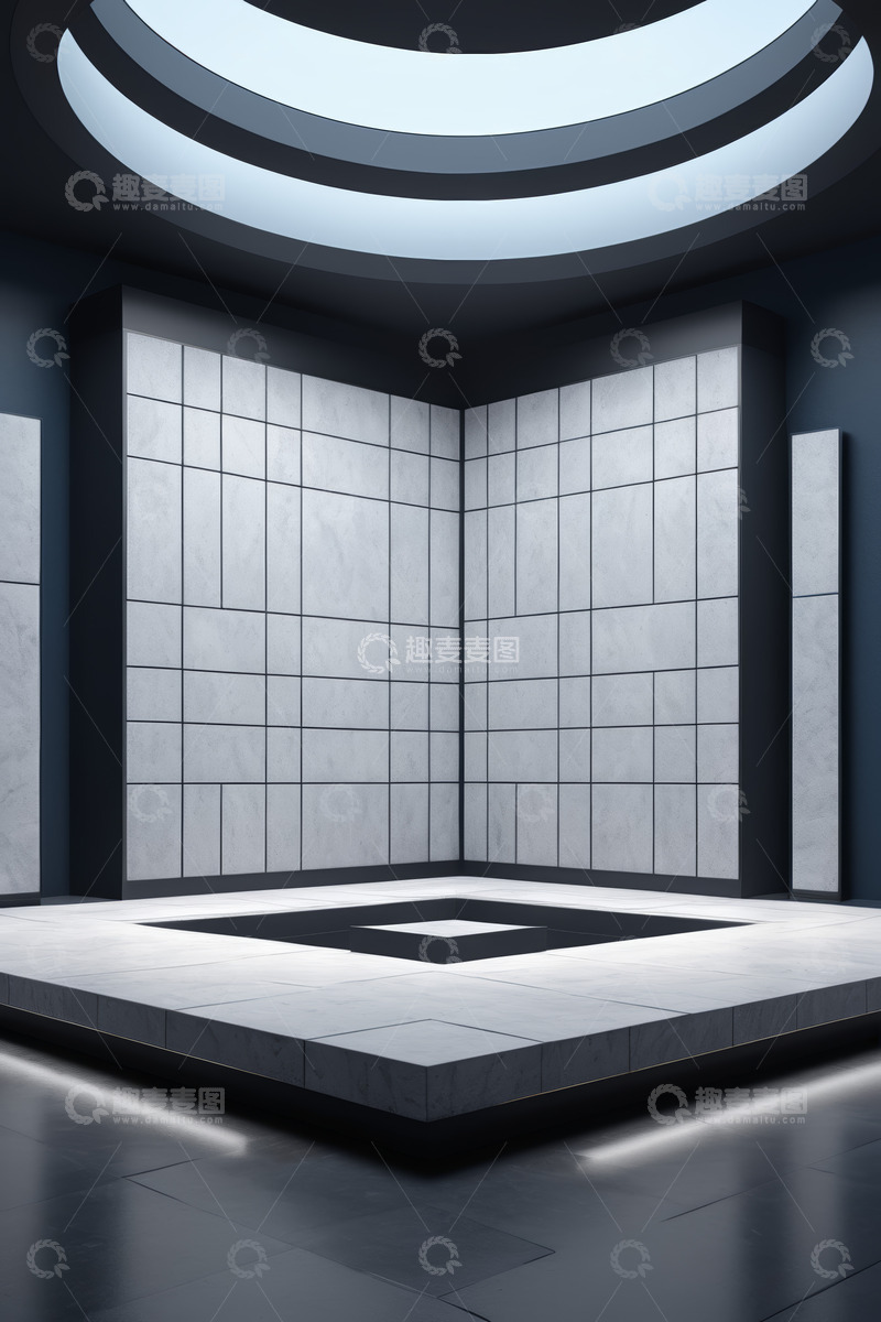 高清大图下载【趣麦麦图】现代简约风格室内展示空间