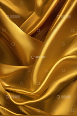 金色丝绸纹理背景素材