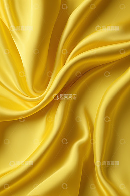 黄色丝绸布料纹理
