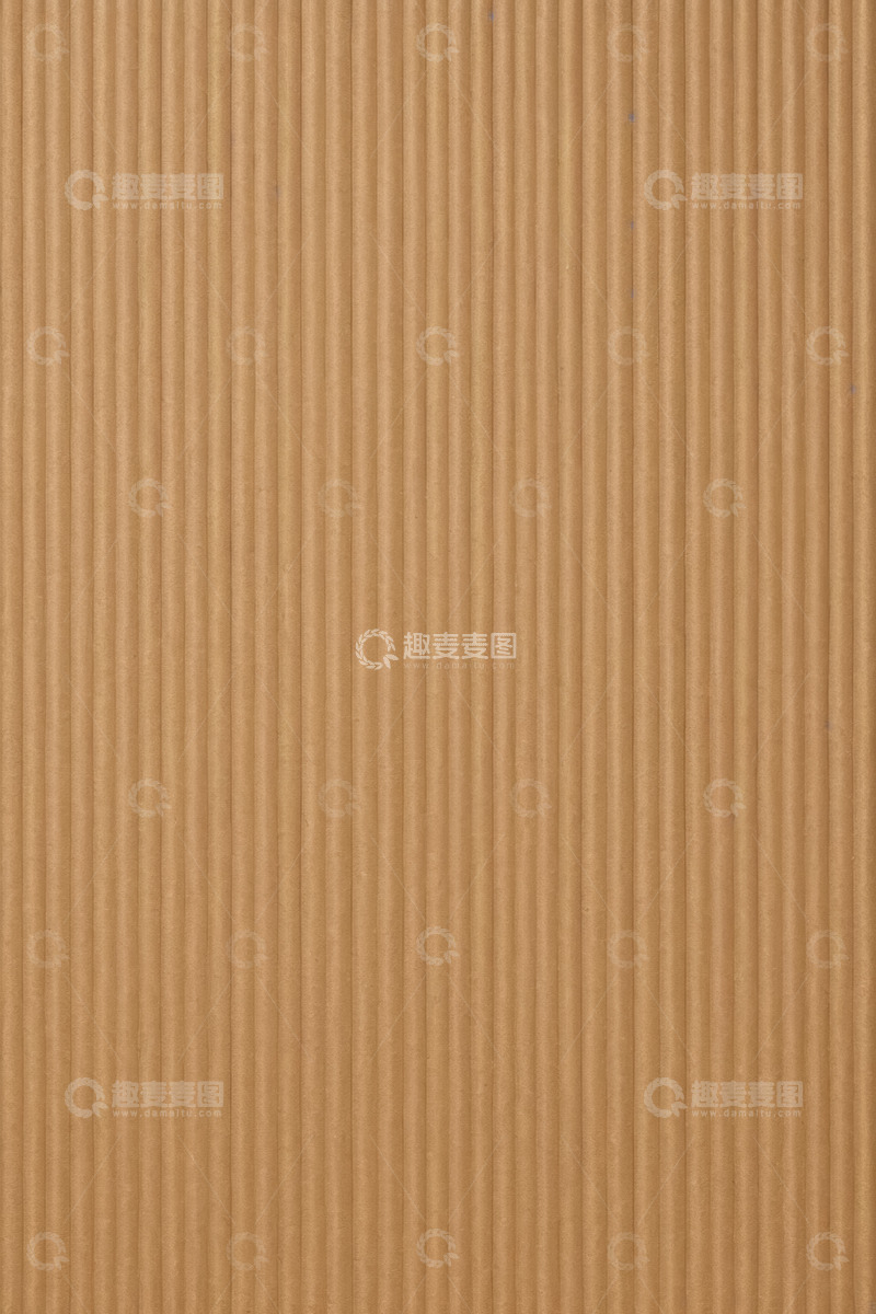 高清大图下载【趣麦麦图】棕色瓦楞纸纹理背景