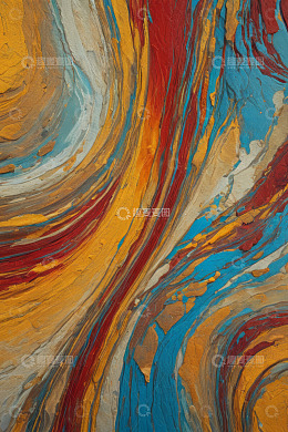 多彩油漆纹理艺术背景