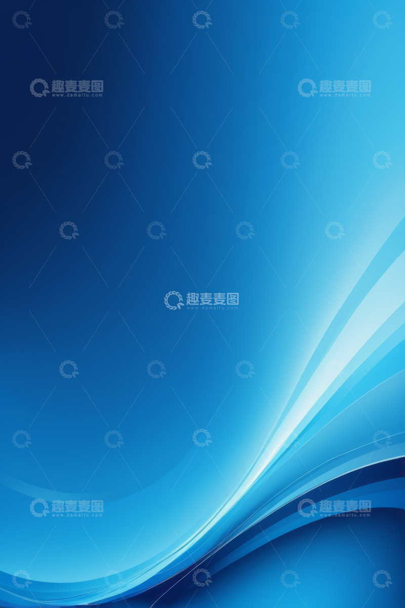 高清大图下载【趣麦麦图】蓝色抽象线条背景