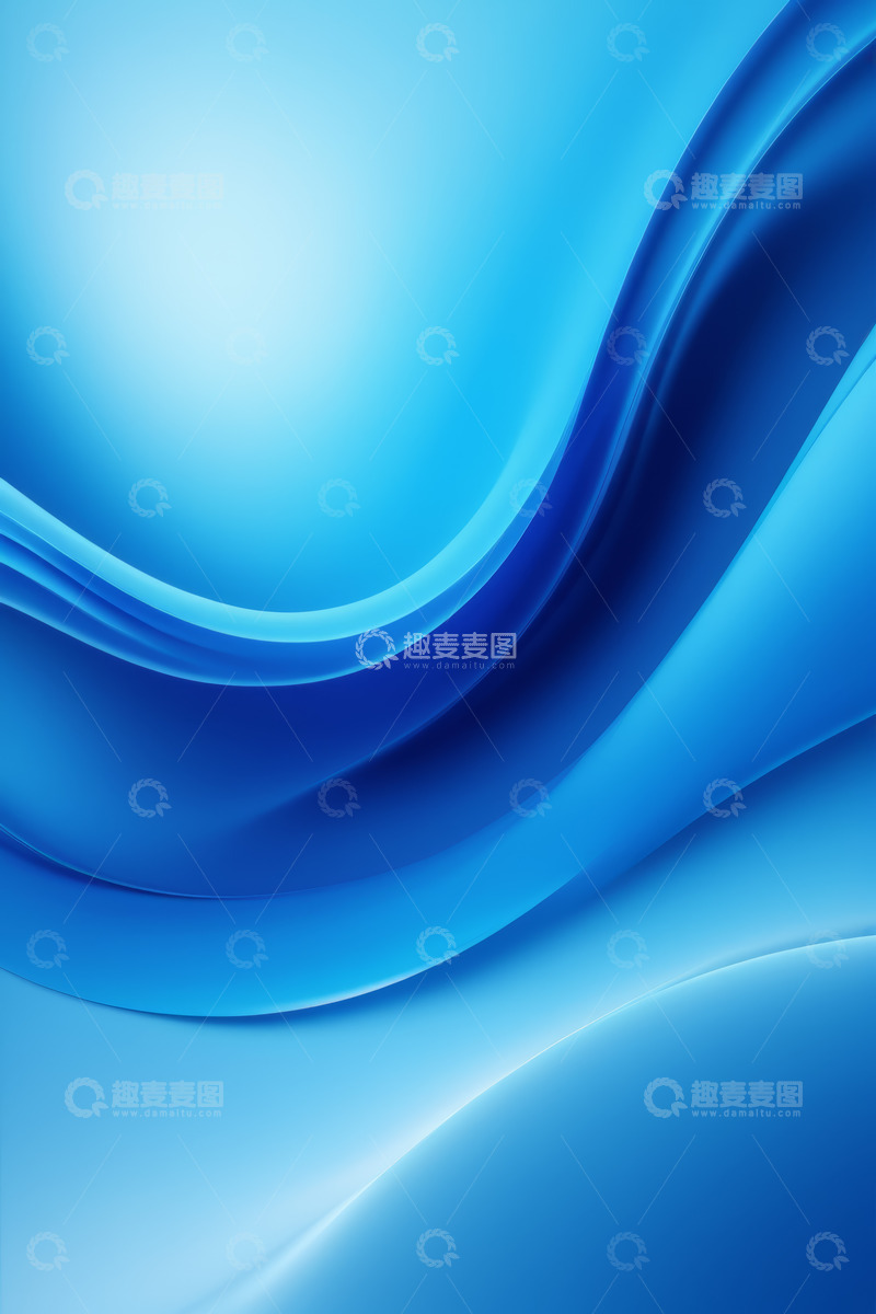 高清大图下载【趣麦麦图】蓝色抽象动感背景图