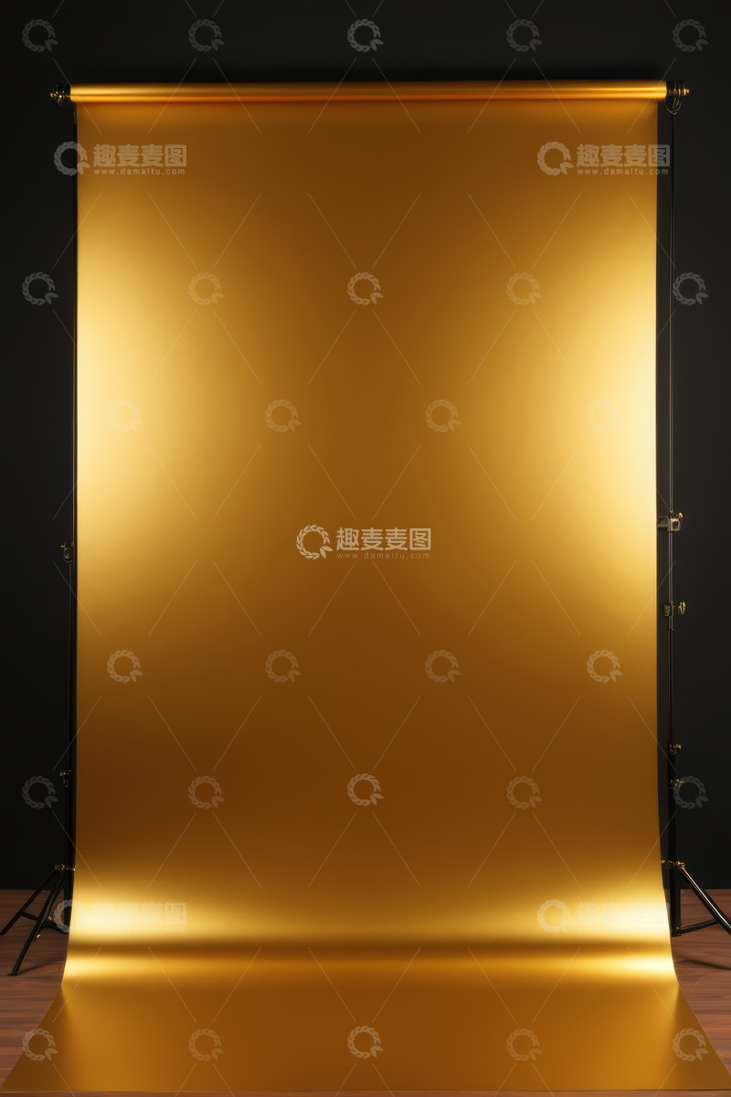 高清大图下载【趣麦麦图】金色摄影背景幕布