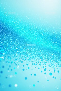 蓝色粒子发光背景素材