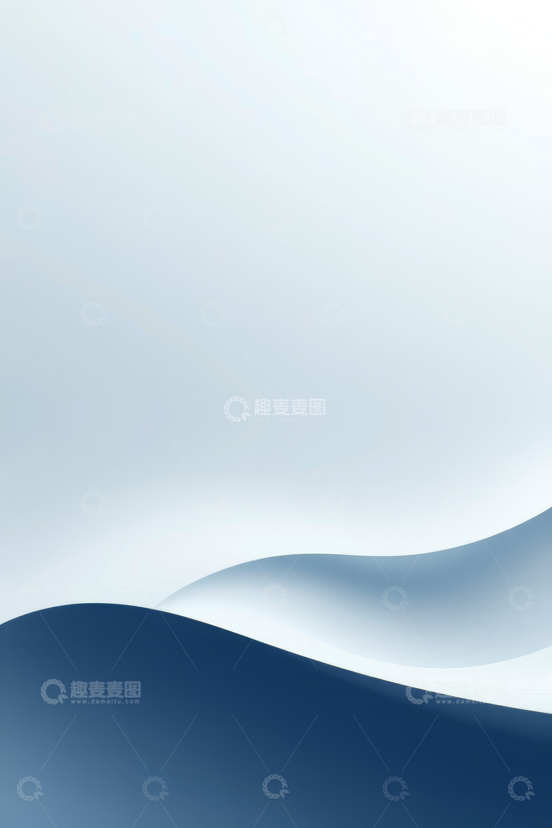 高清大图下载【趣麦麦图】蓝白色渐变抽象背景图