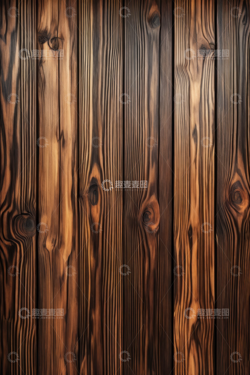 高清大图下载【趣麦麦图】深色木板纹理背景素材