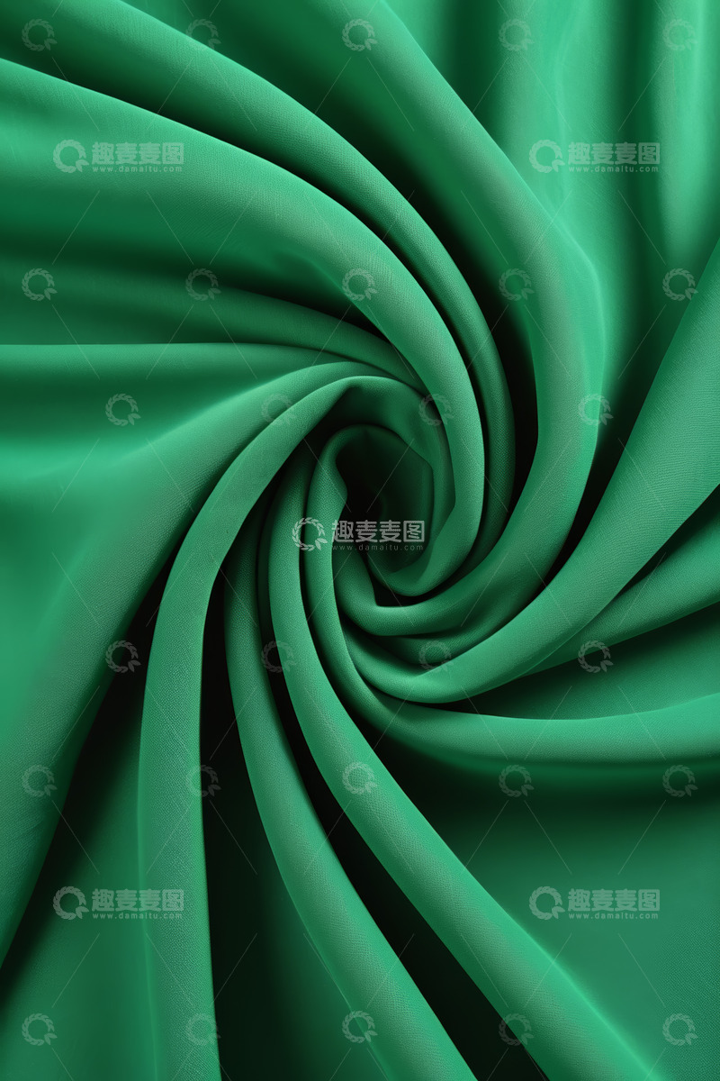 高清大图下载【趣麦麦图】绿色织物布料特写